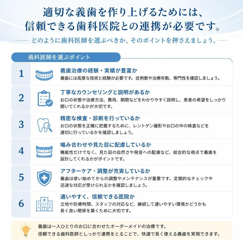 4. 信頼できる歯科医院との連携